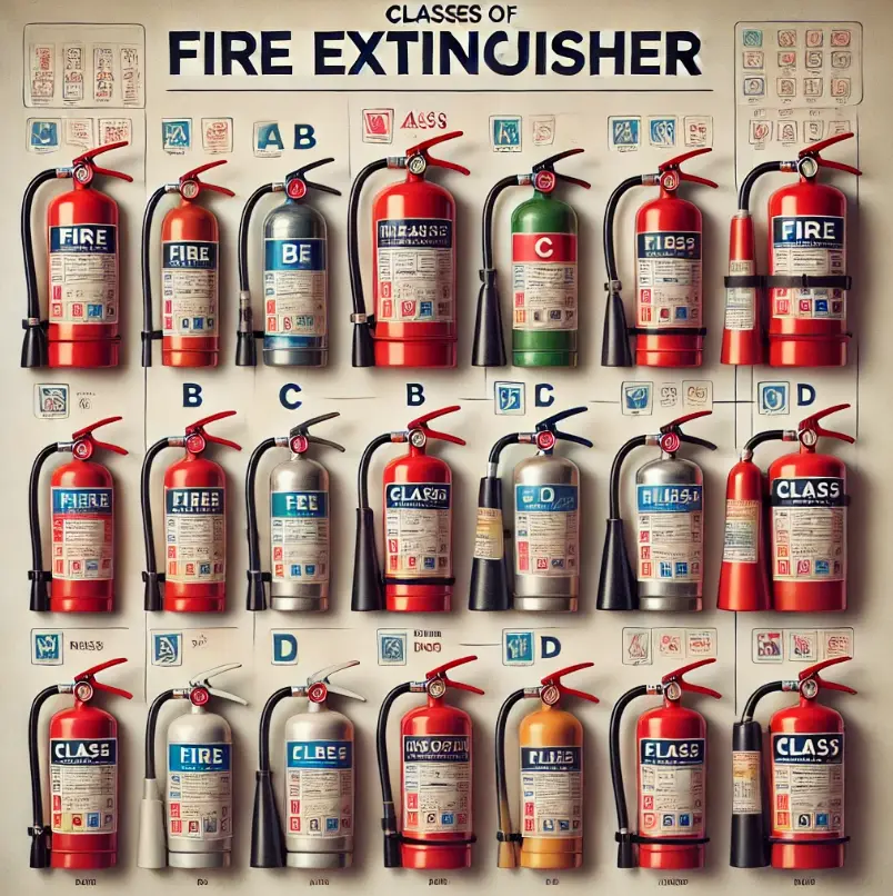 Fire Extinguisher Classes and Their Effective Use for Different Types of Fires